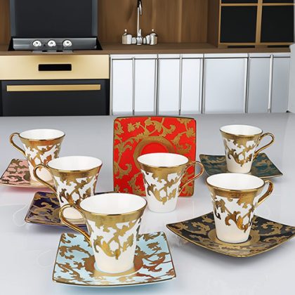 6’LI KAHVE FİNCAN(CONNELL)MİX