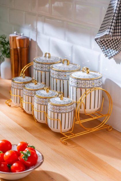 8 Parça Baharat Kavanoz Seti