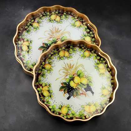 WAVE 2’Lİ DESENLİ TEPSİ